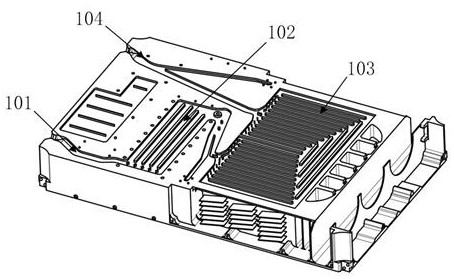 Composite cooling radiator for aviation transformer rectifier