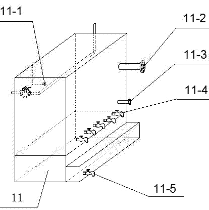 Coal bed water drinking treatment device for mining