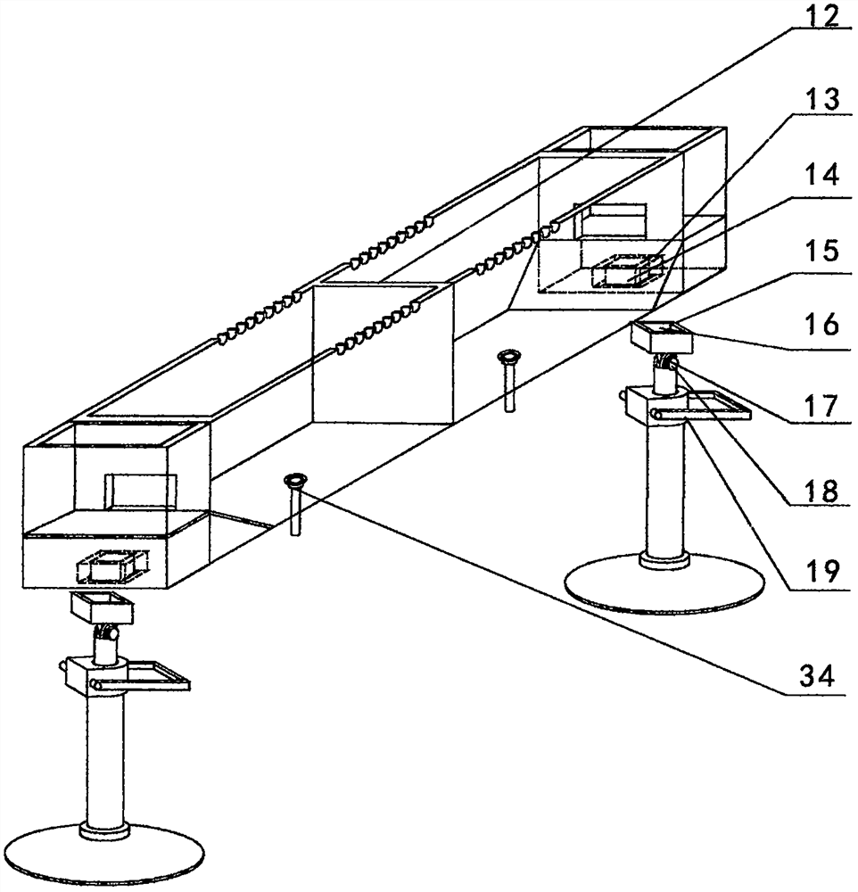 A teaching demonstration device and teaching method for turbidity flow deposition experiments