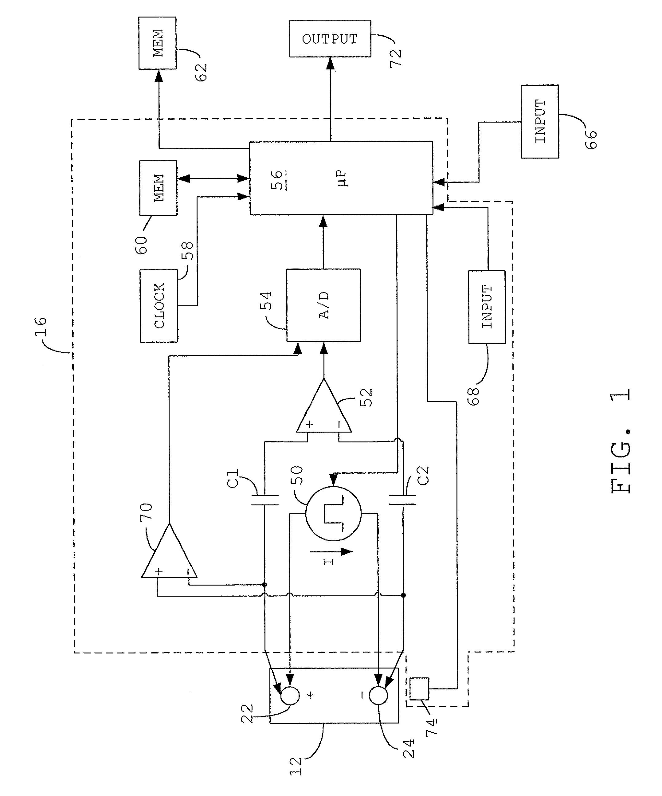 Electronic battery tester configured to predict a load test result based on open circuit voltage, temperature, cranking size rating, and a dynamic parameter