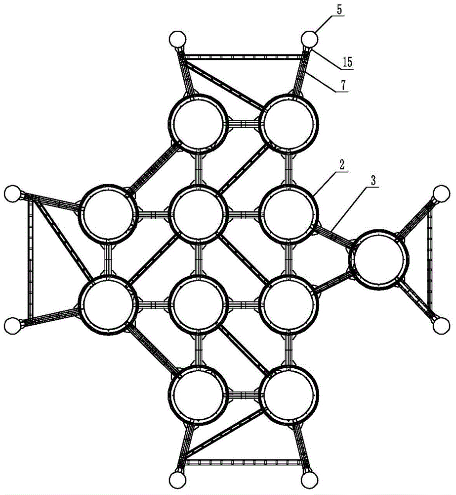 A stable structure and a drilling platform construction method based on the stable structure