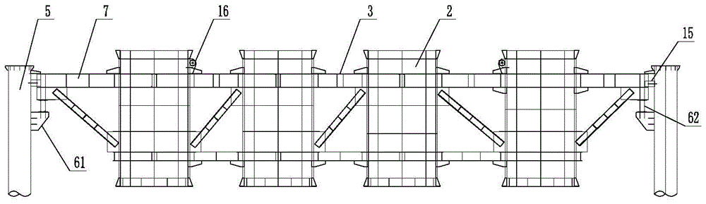 A stable structure and a drilling platform construction method based on the stable structure