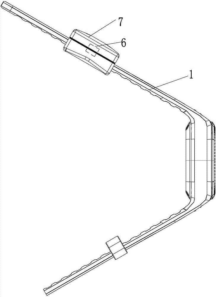 Detaching-preventing watchband based on Hall switch