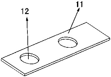 Battery tab connection device and method