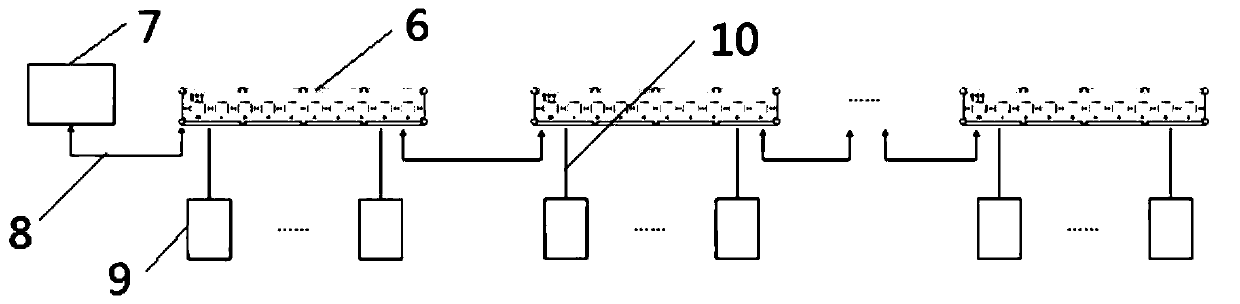 Electromagnetic valve driver which can be cascaded in series