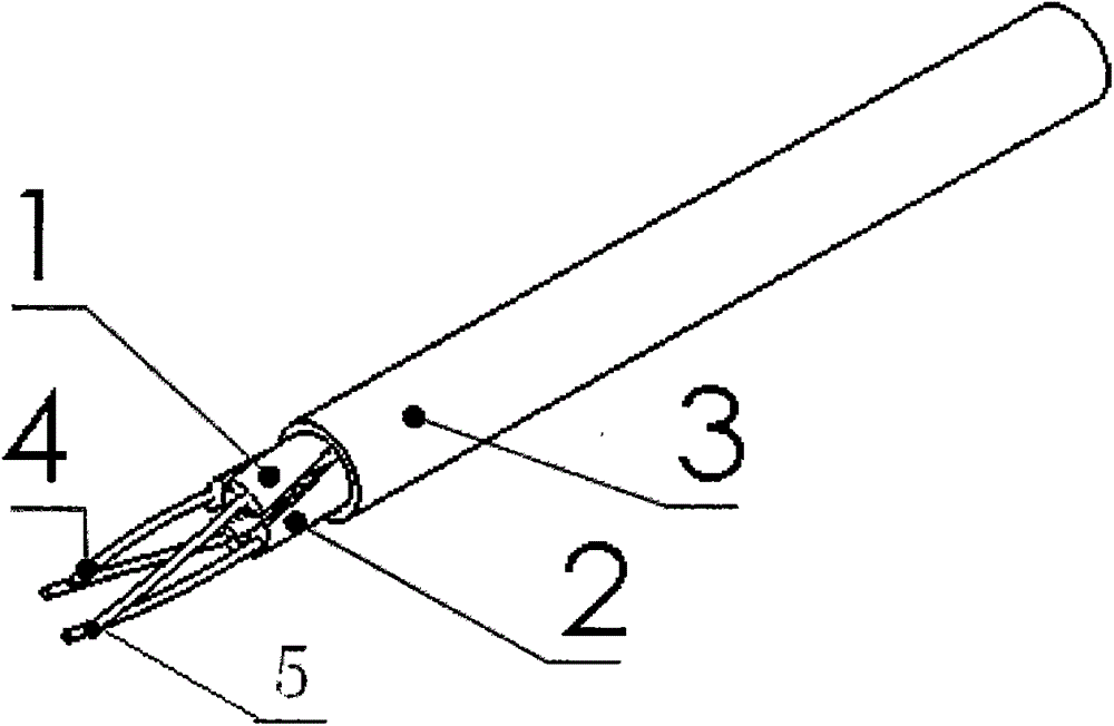 Flexible non-directional contact-type sensor