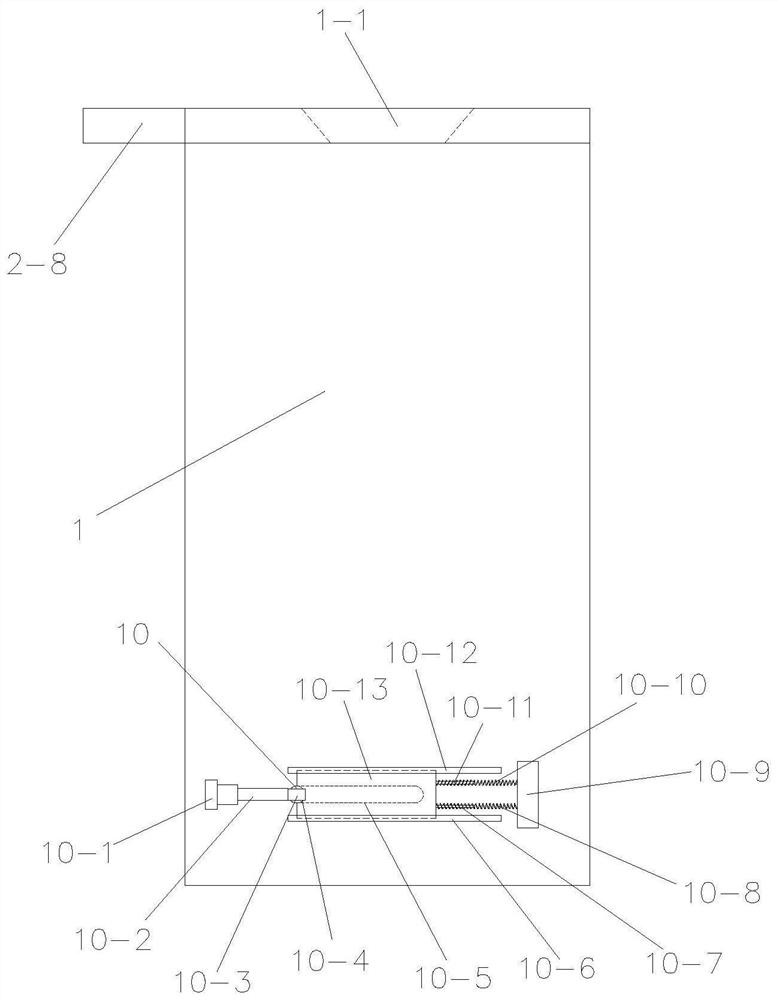 A sedimentation tank and sedimentation method for mine cinder water