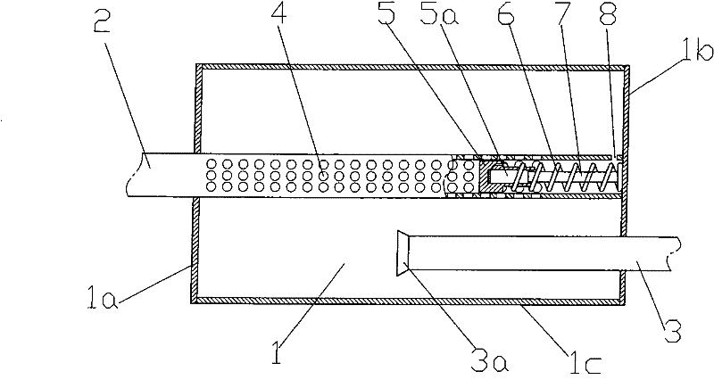 Exhaust muffler capable of automatically adjusting overflow area