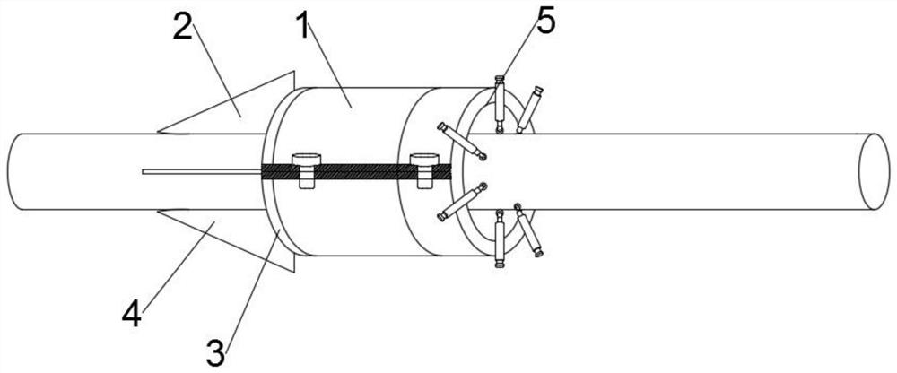 A charged foreign matter removal device