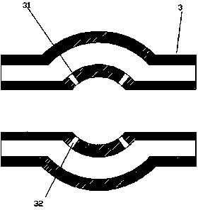 Rooting method using system with circular arc-shaped pipe parts and electronic control device