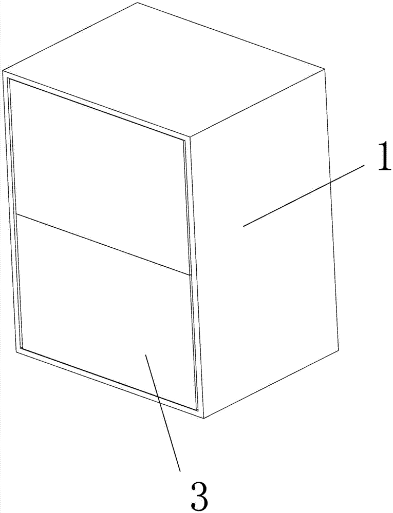 Lateral-turning ultrathin shoe cabinet structure