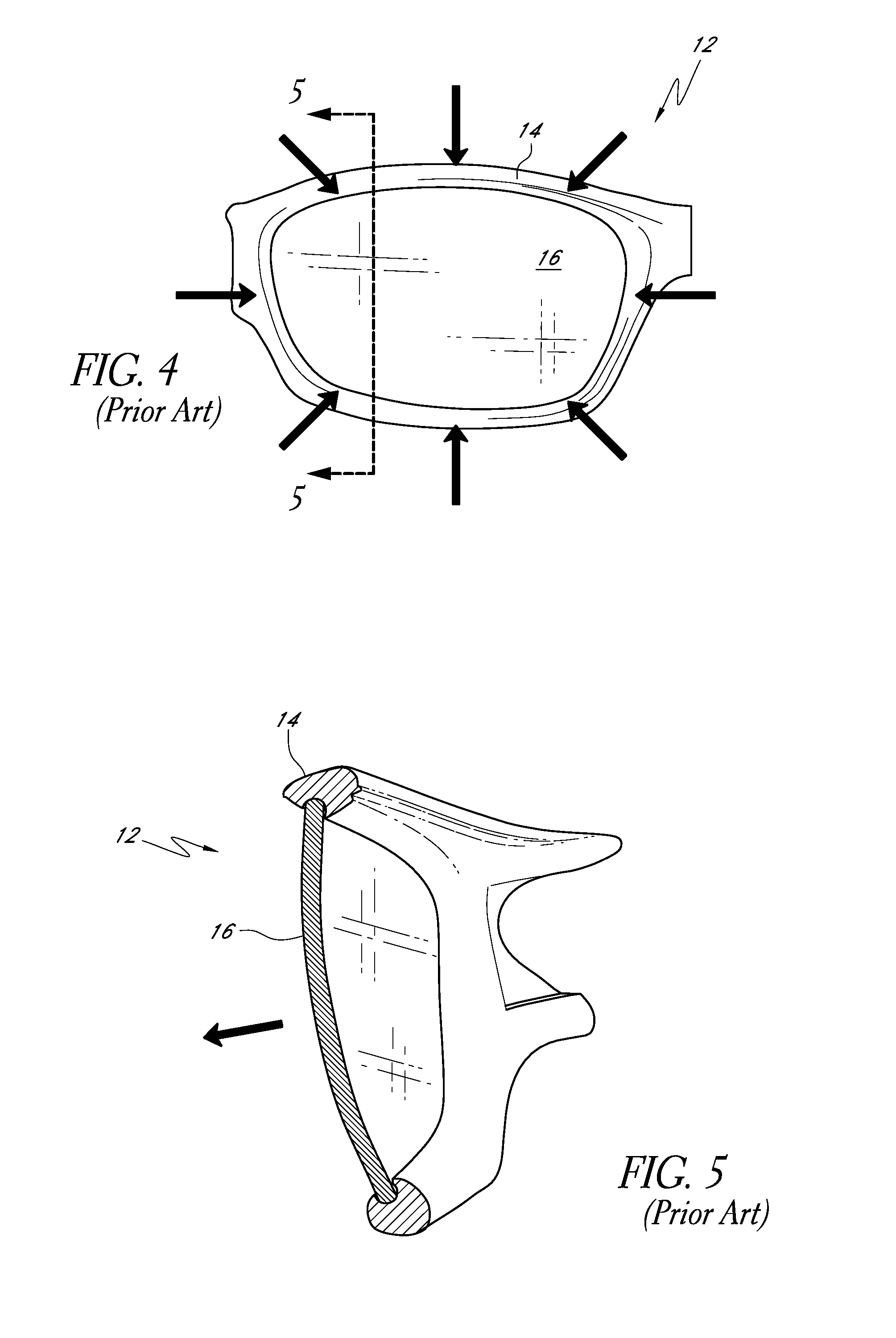 Floating lens mounting system