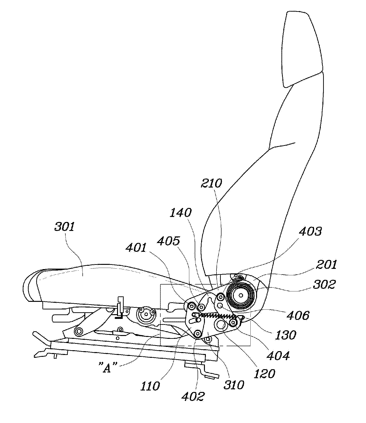 Apparatus for preventing neck injury for use in vehicle seat