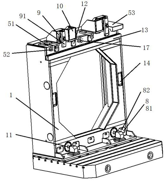 Full-automatic vertical tool clamp