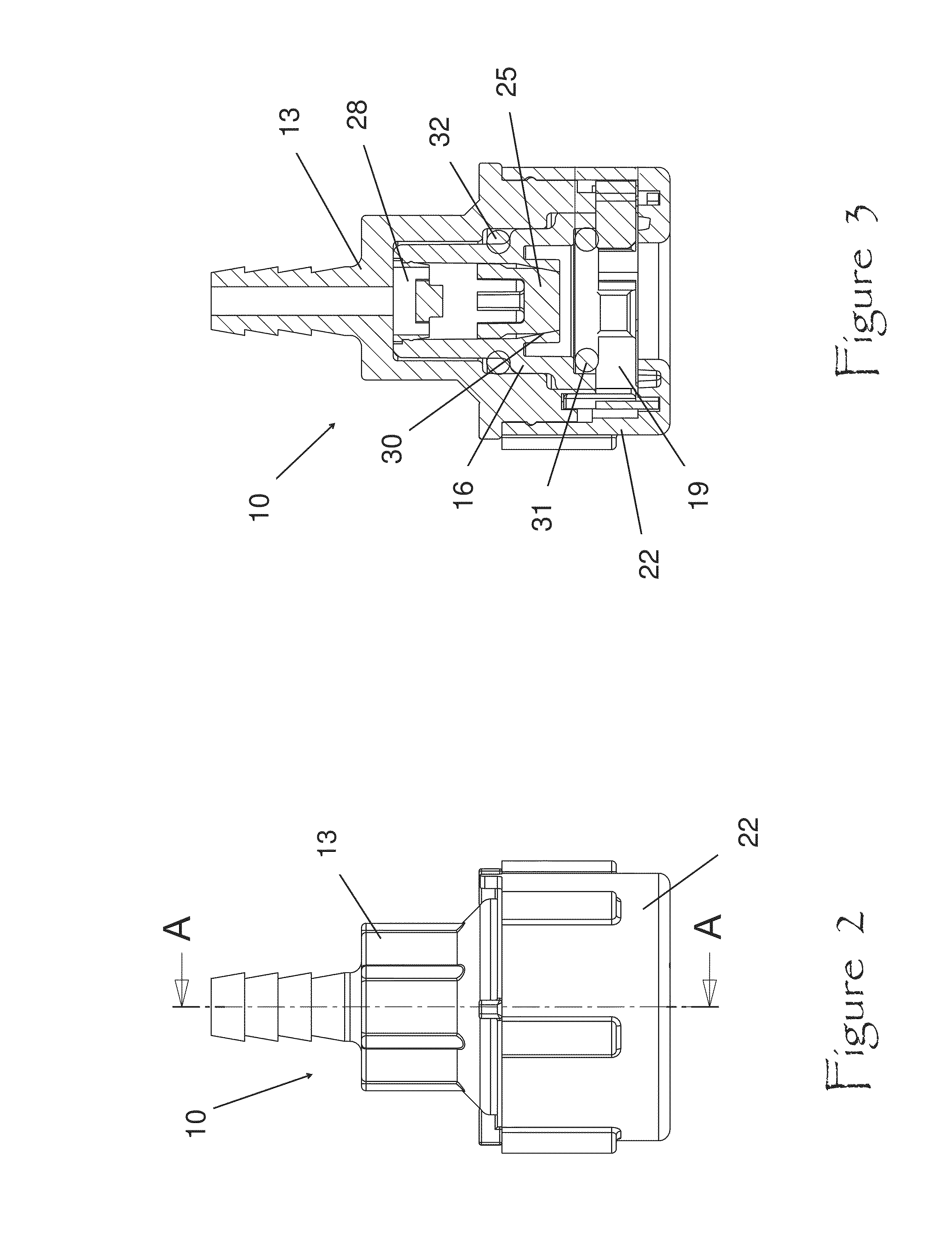 Securing mechanism for a coupling device