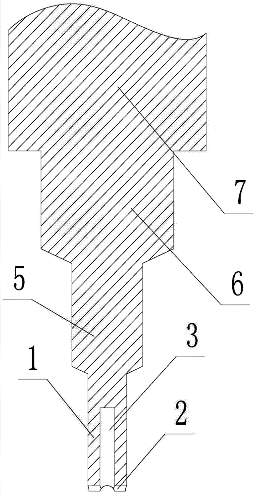 A kind of diamond micro-drilling abrasive tool