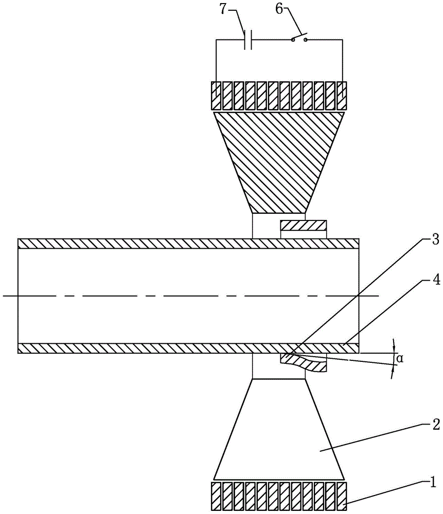 Connection method of dissimilar metal rings and metal pipe fitting assembly joints