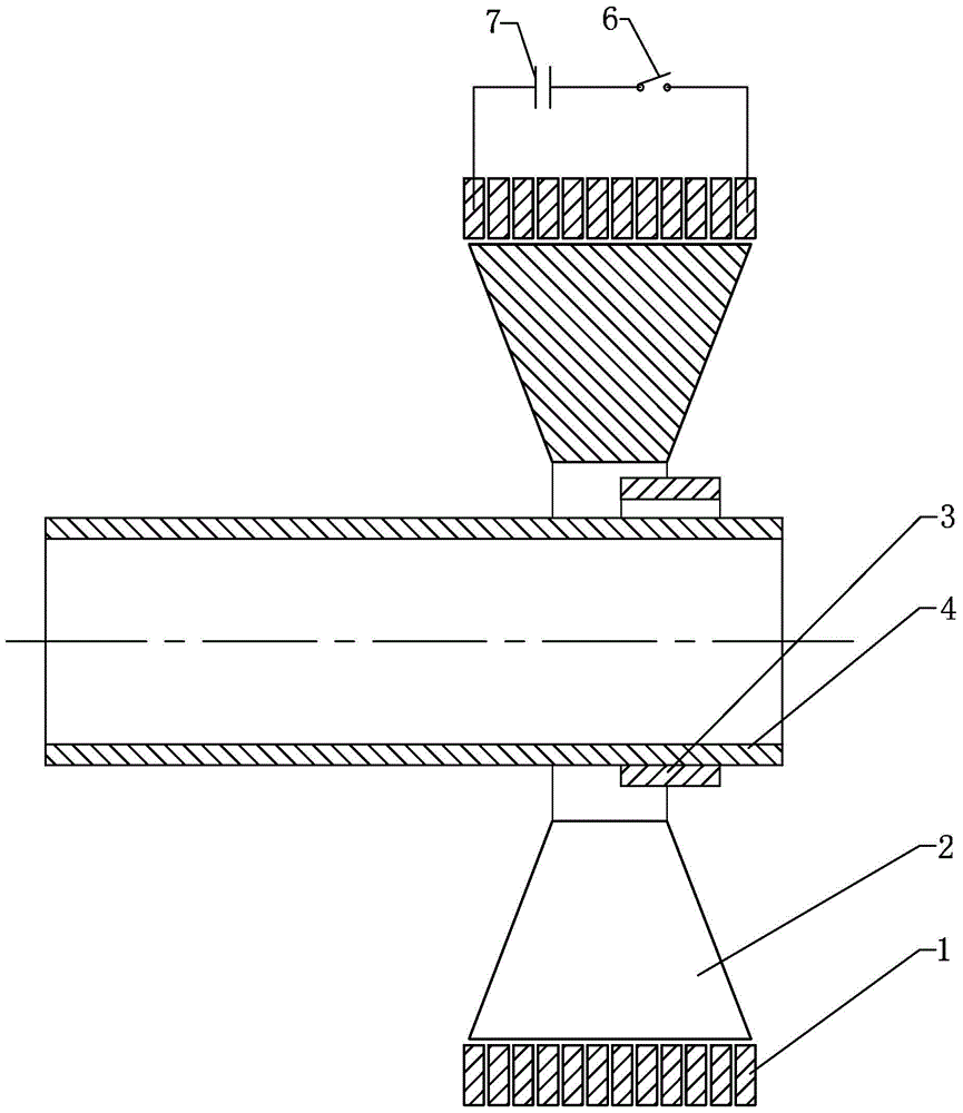 Connection method of dissimilar metal rings and metal pipe fitting assembly joints