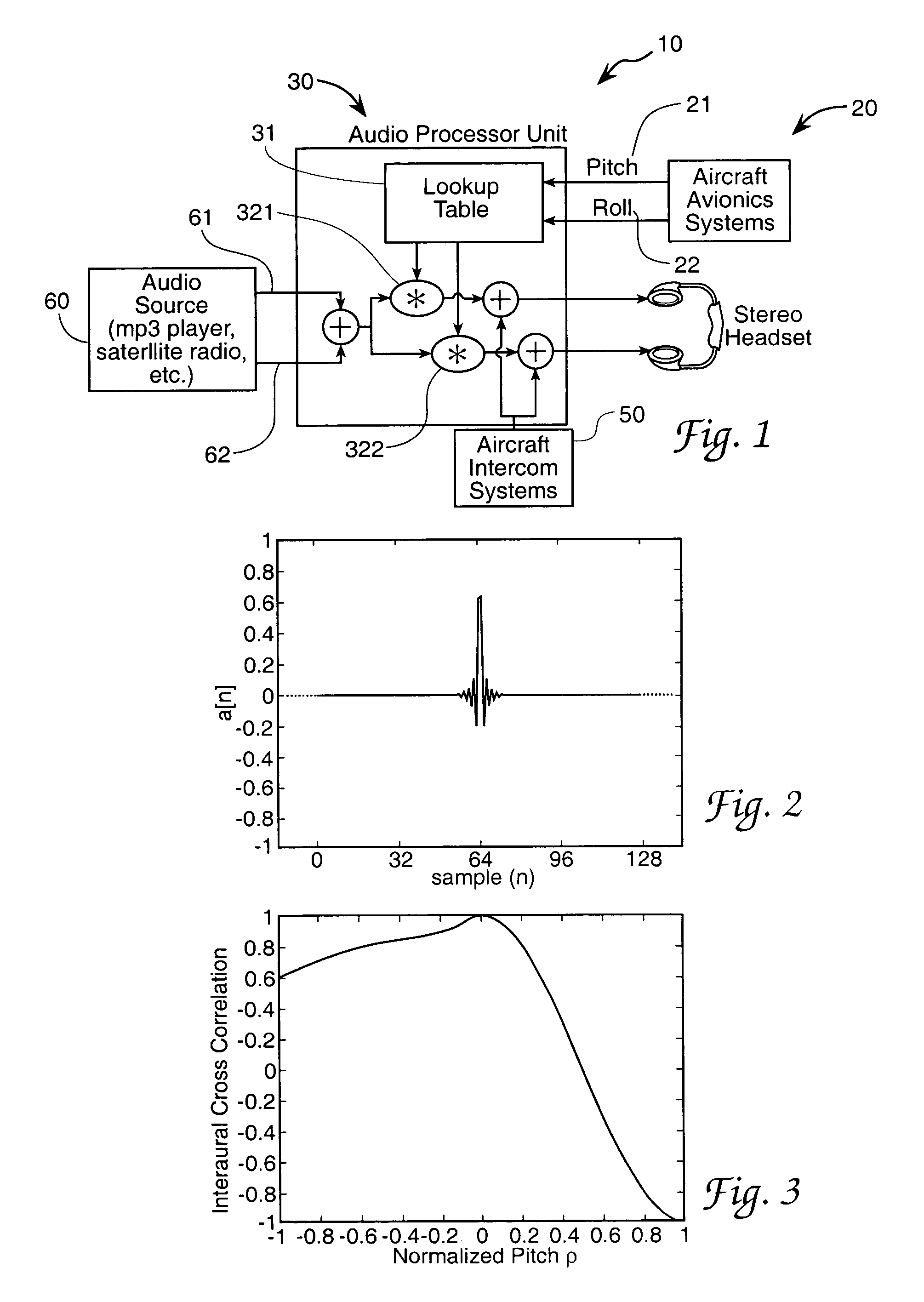Auditory attitude indicator with pilot-selected audio signals