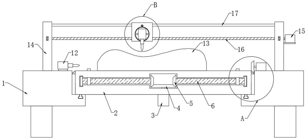 A hole-drilling device for special-shaped die-casting parts