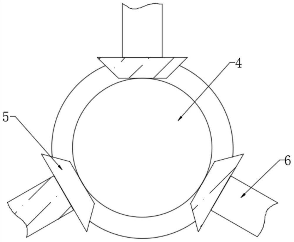 A hole-drilling device for special-shaped die-casting parts