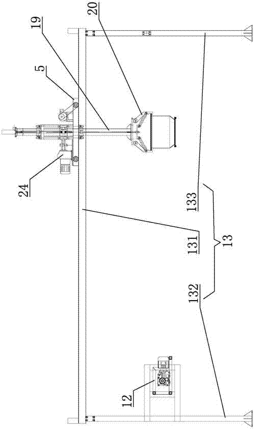 Inclined automatic coating machine and working method