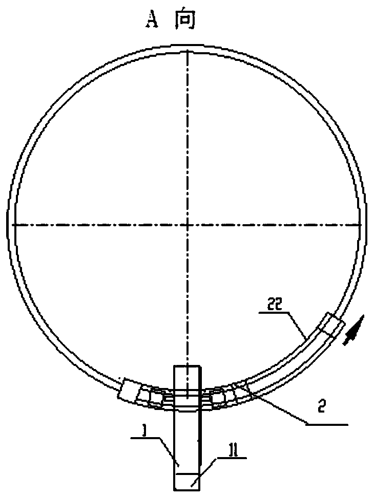 A hoisting device and hoisting method for ring member installation