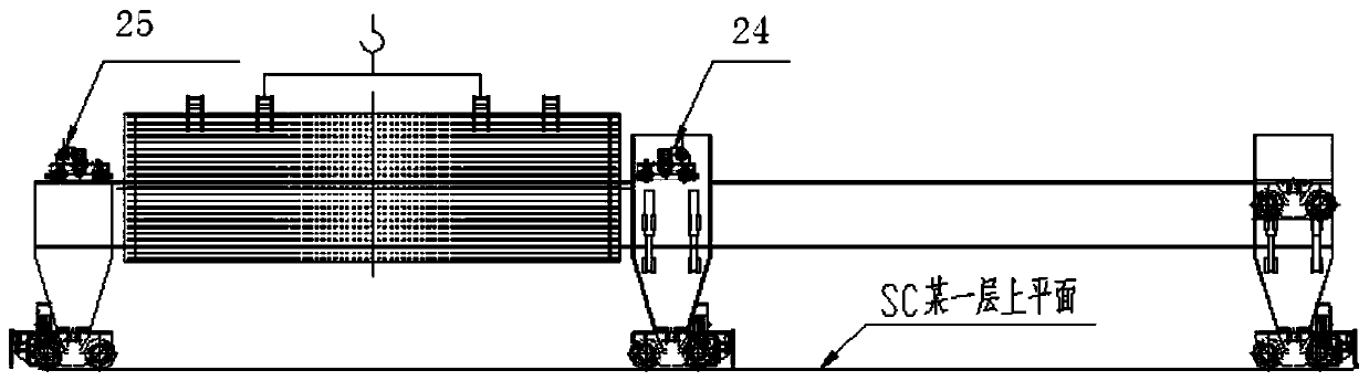 A hoisting device and hoisting method for ring member installation