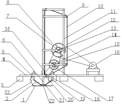 Expelling machine for aquatic animals