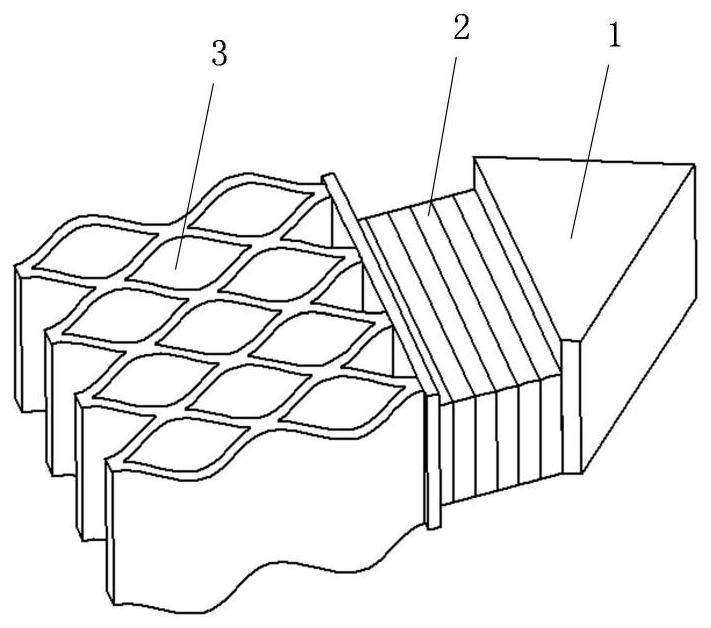 Periodic structure spliced circular ring transducer and splicing method thereof