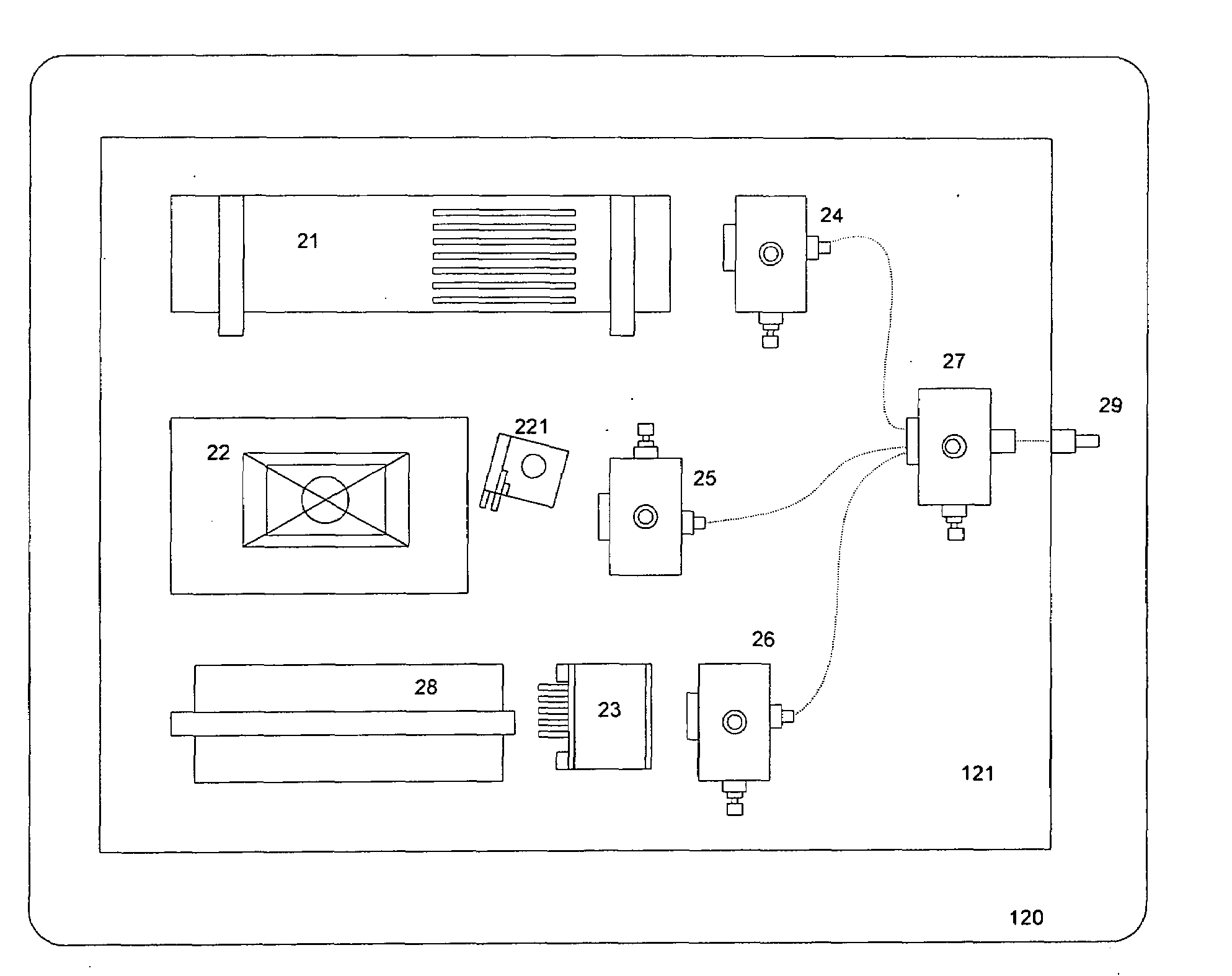 Laser system architecture and method of using the same