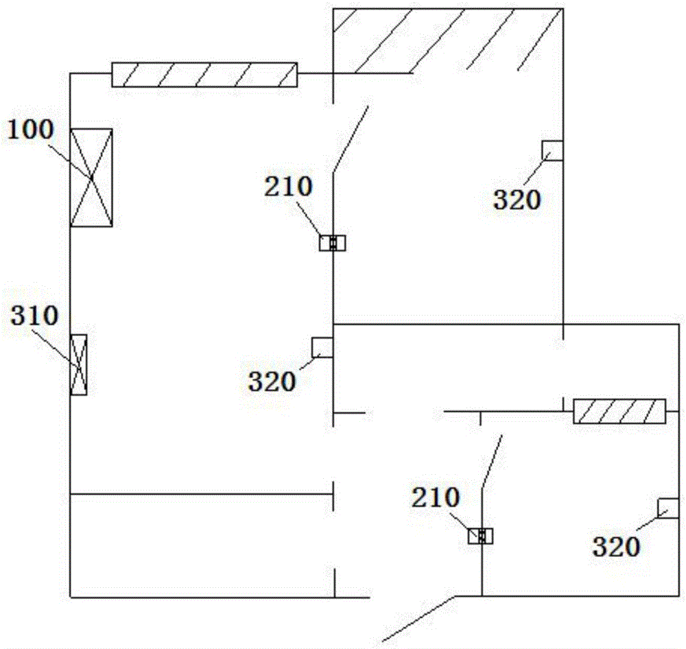 Pipeline-free fresh air indoor circulating system