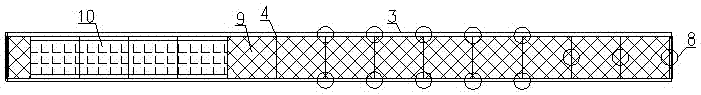 Mobile type animal observing station structure