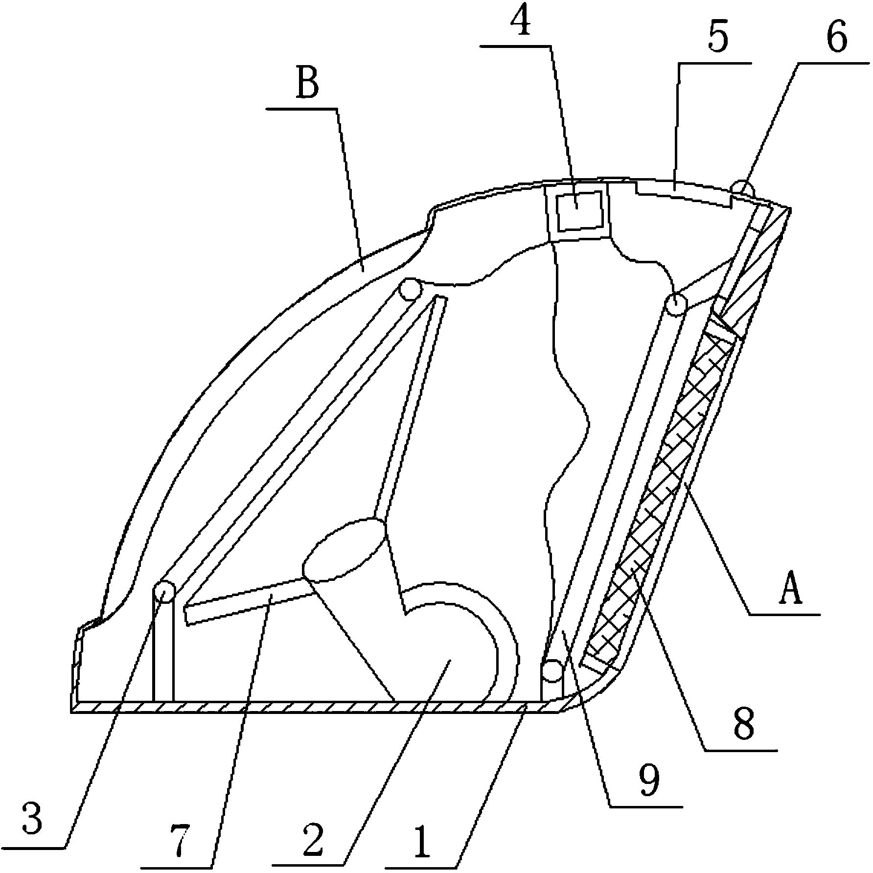 Portable air partitioning and generating device for doctor-patient separation