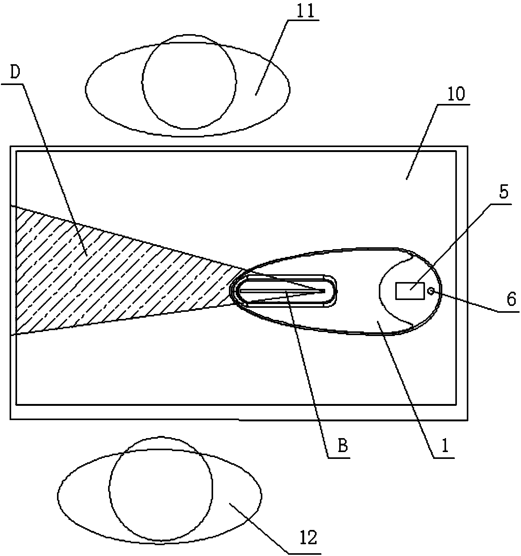 Portable air partitioning and generating device for doctor-patient separation
