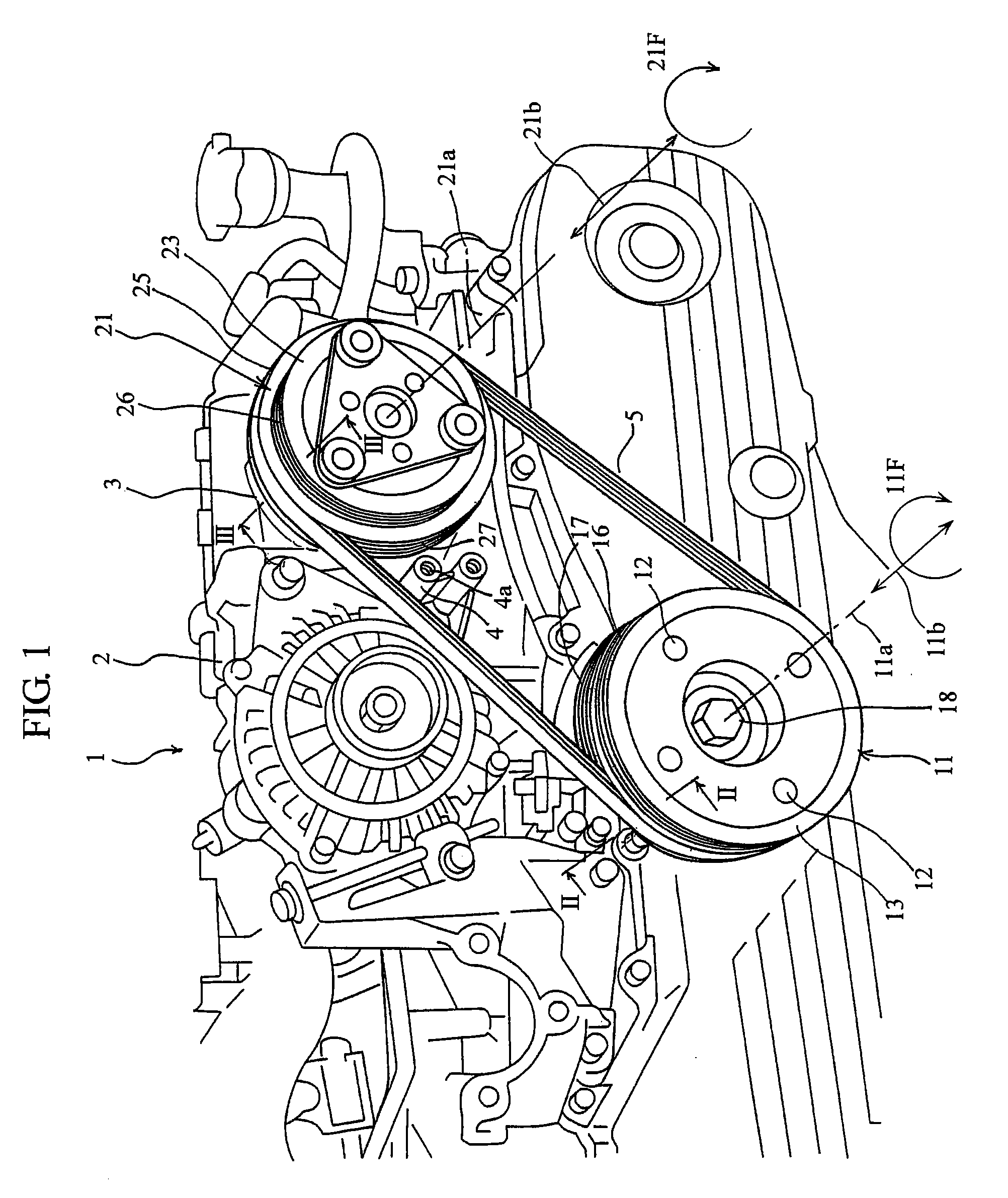 Method and apparatus for mounting and dismounting belts to and from pulleys