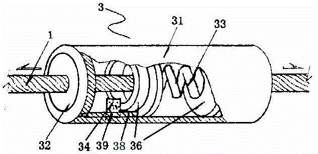Kinetic energy attenuation device and general classified highway fence using same