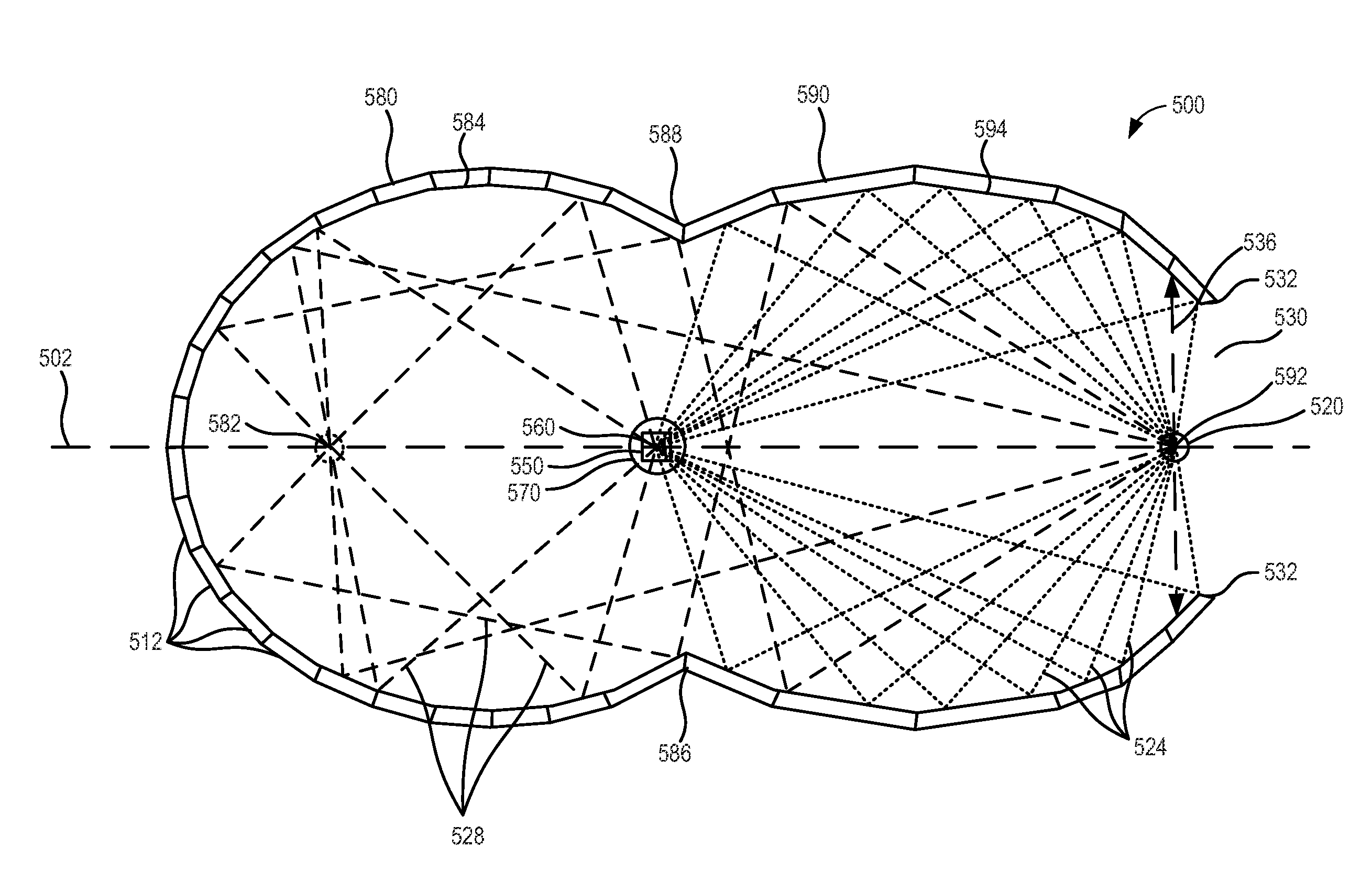 Compound Elliptical Reflector for Curing Optical Fibers