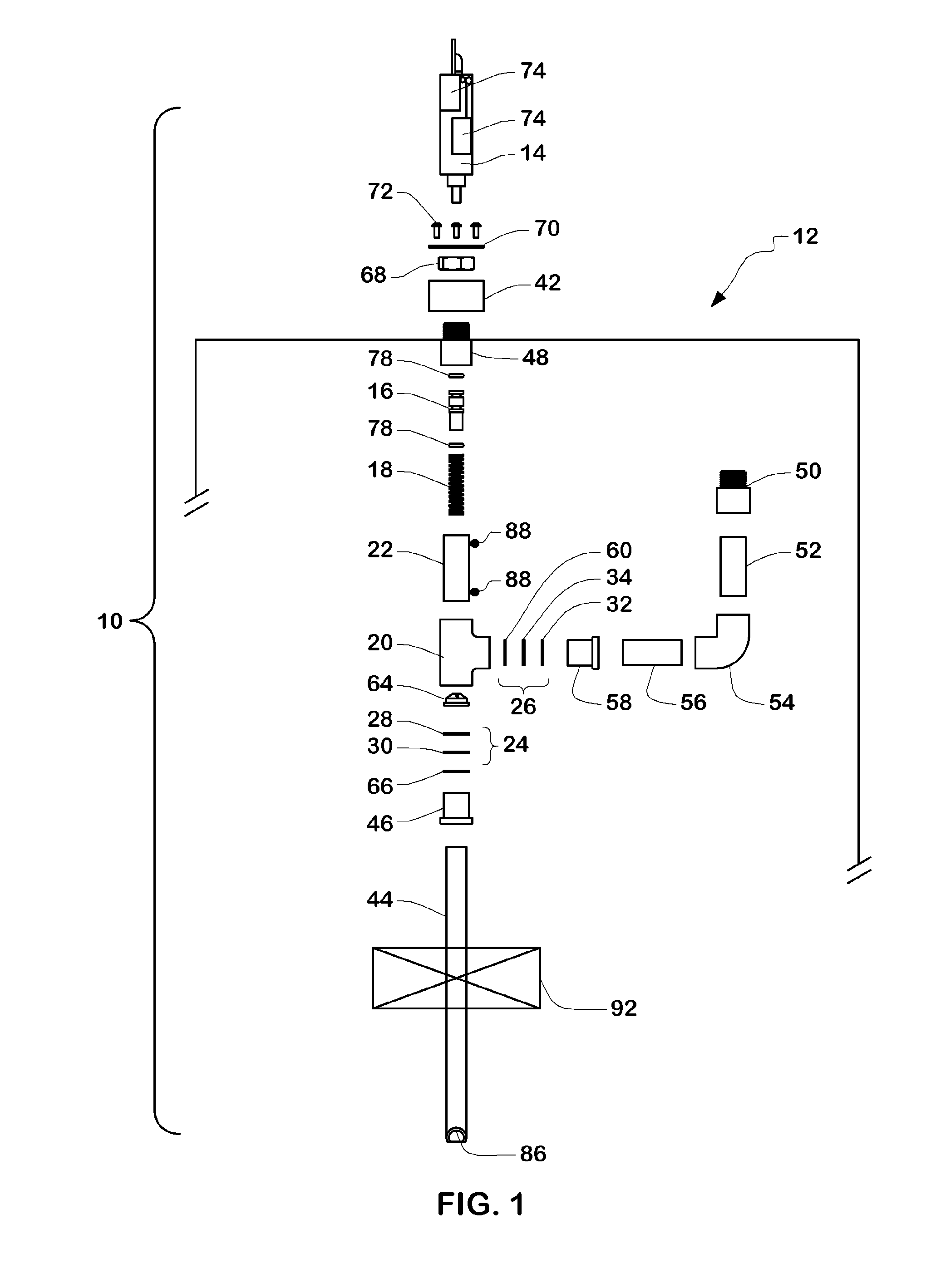 Method and disposable low-cost pump in container for liquid color dispensing