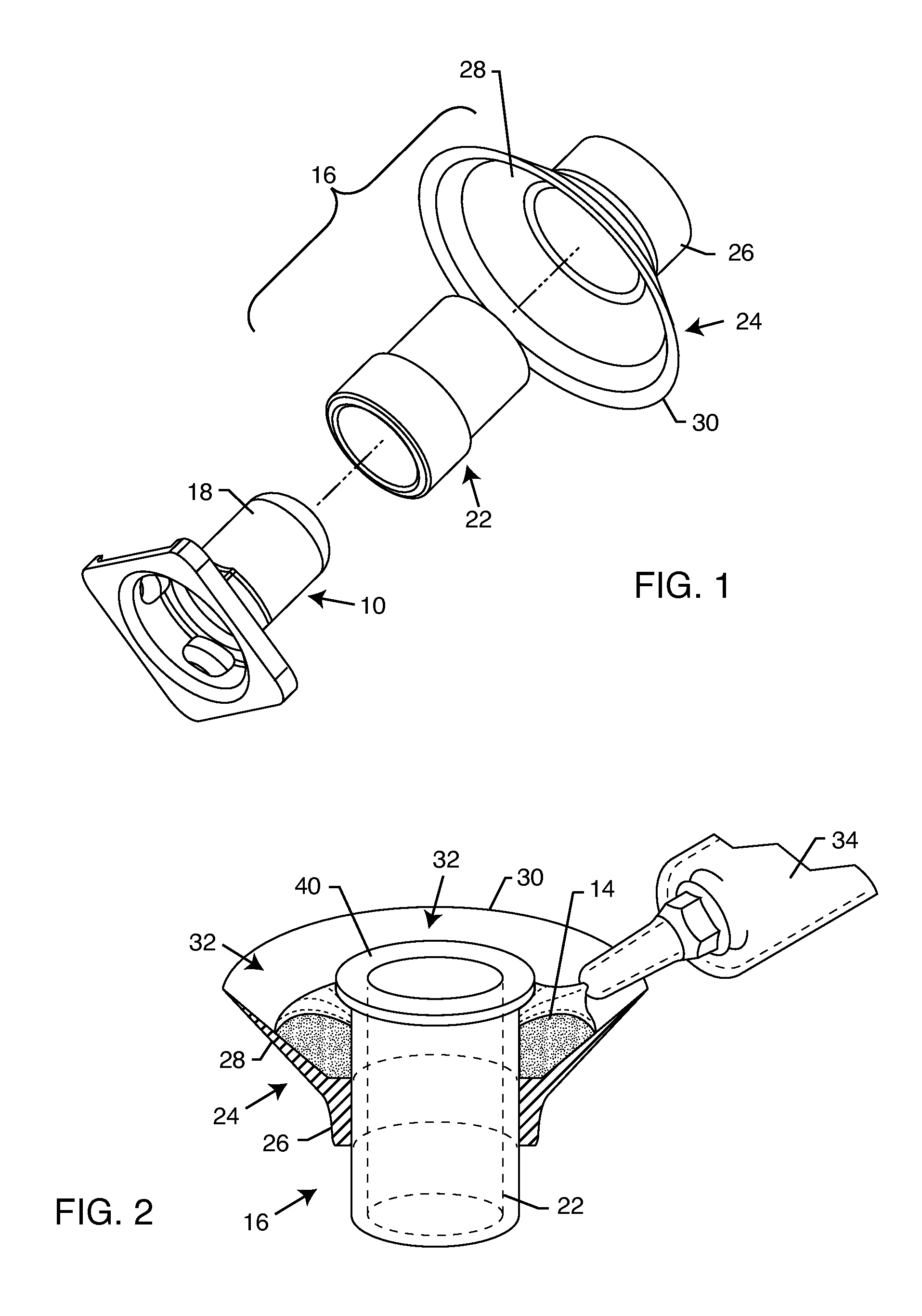 Sealant mold fixture for a dome element