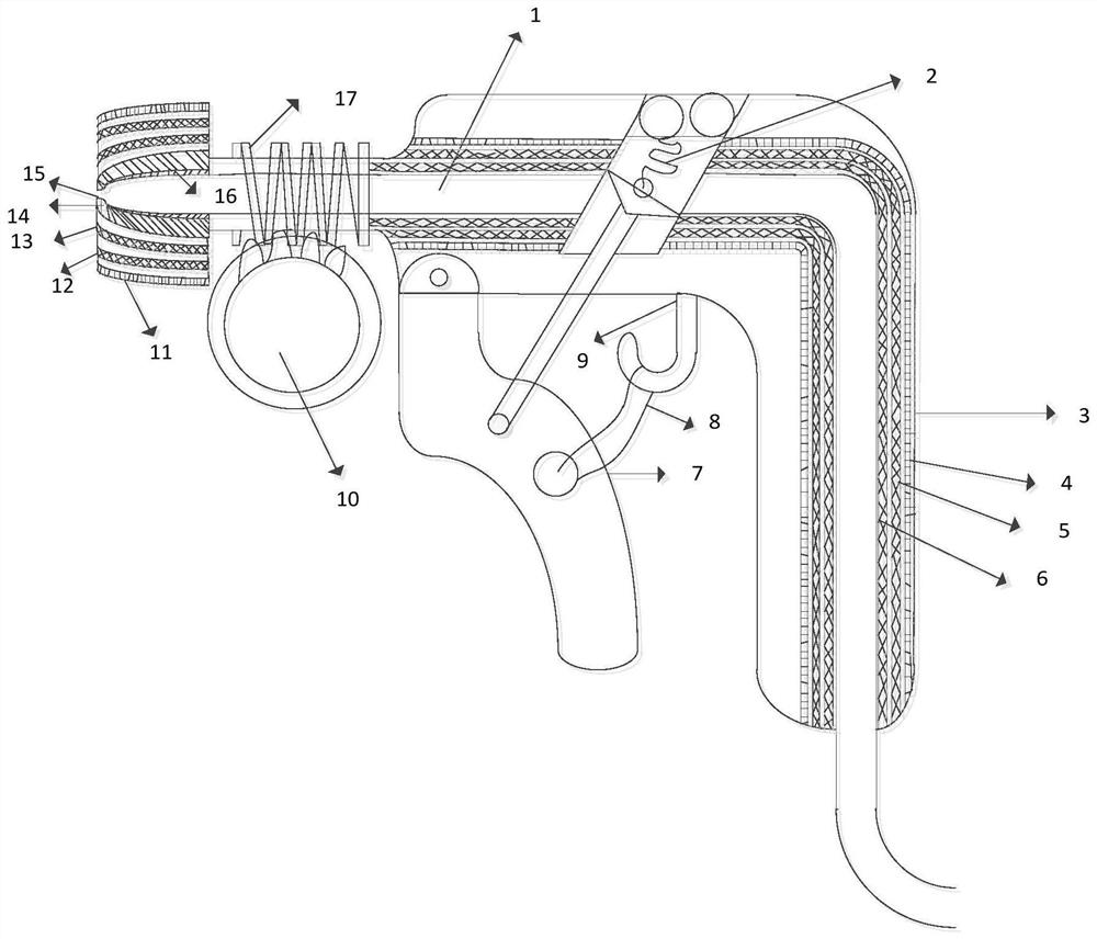 Adjustable caliber high temperature and high pressure steam car washing spray gun and its caliber automatic adjustment method