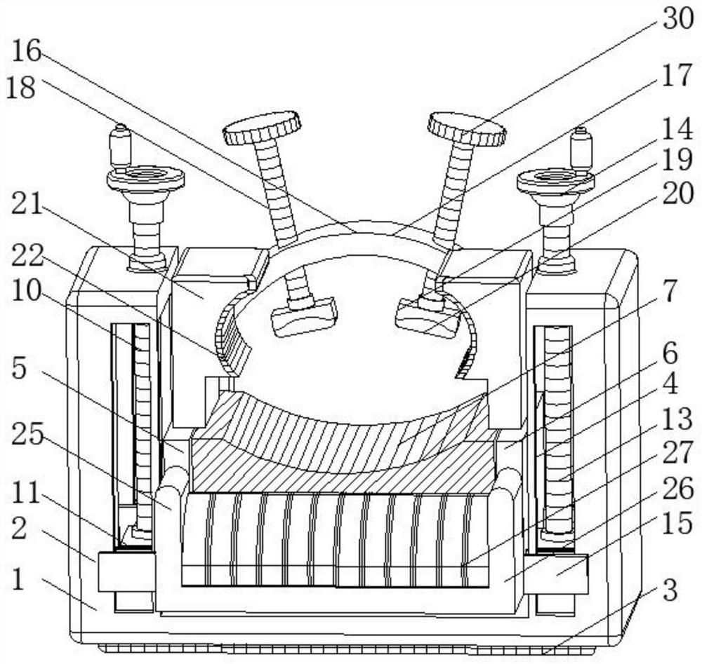 Medical patient head fixing nursing pillow capable of being adjusted in lifting mode