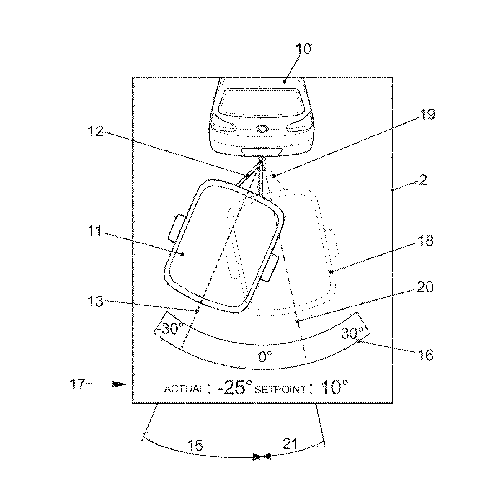 Method and device for maneuvering a trailer