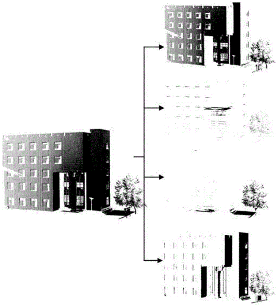 Point cloud scene object extracting method