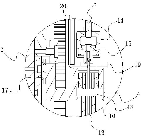 A parallel clamping type large-scale electronic component sticking and inserting operation head and its sticking and inserting method