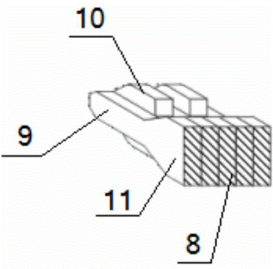 Back-bolt type self-locking dry-hang connector for stone curtain walls