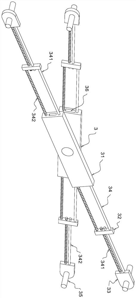 Building interior wall coating mechanism