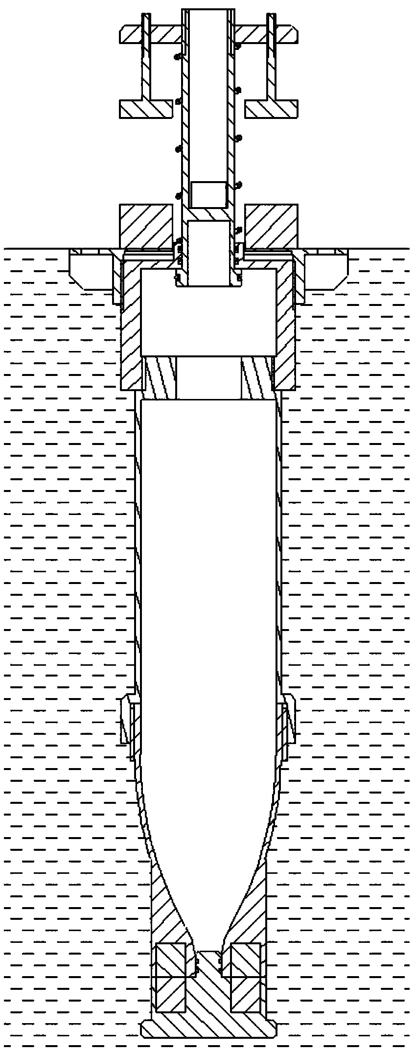 High-pressure driven underwater jumping device