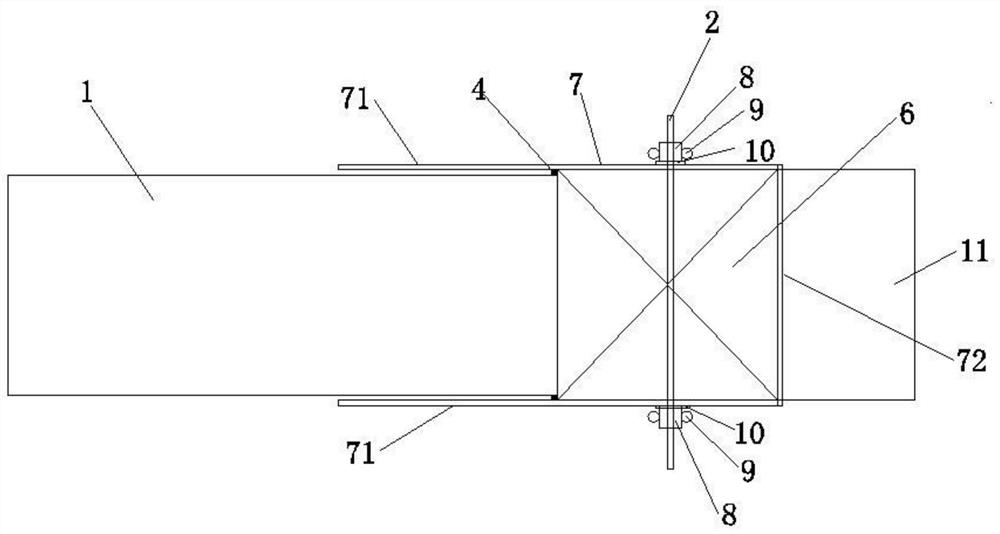 Construction method of constructional column after completion of secondary masonry structure