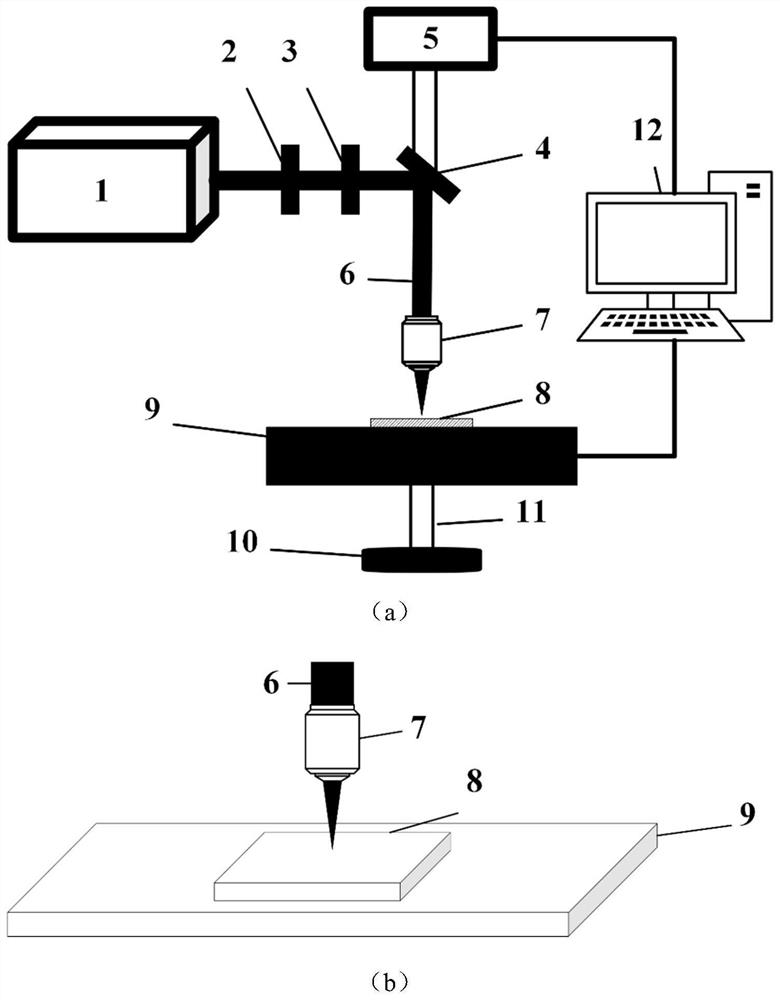 Diamond through hole array structure and preparation method and application thereof